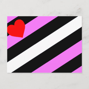 Leder-Girl-Pride-Flagge Postkarte