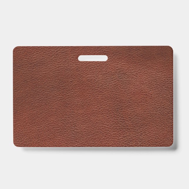 Leder Kunststoff Abzeichen - Horizontal Ausweis (Vorderseite)