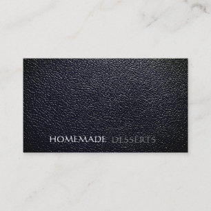 Leder minimalistisch visitenkarte