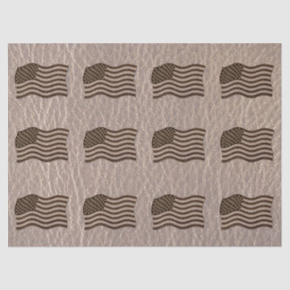 Leder-Optik USA-Flagge Soft Seidenpapier