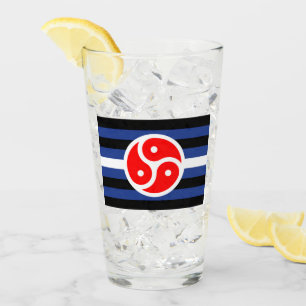 Leder-Praxis-Stolzflagge Glas
