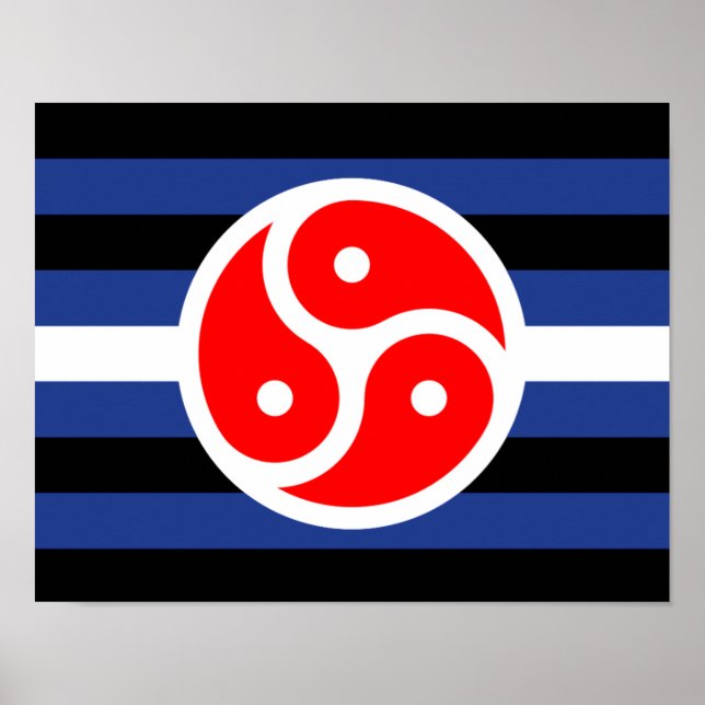 Leder-Praxis-Stolzflagge Poster (Vorne)