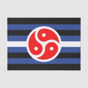 Leder-Praxis-Stolzflagge Seidenpapier