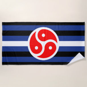 Leder-Praxis-Stolzflagge Strandtuch
