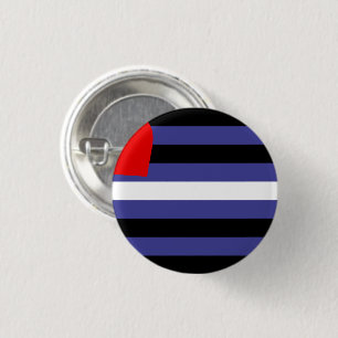 Leder-Pride-Flagge Button