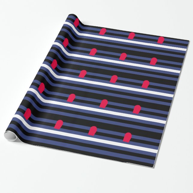 Leder-Pride-Flagge Geschenkpapier (Ungerollt)