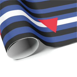 Leder Queer Pride-Flagge Geschenkpapier