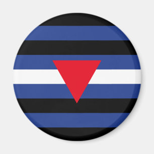Leder Queer Pride-Flagge Magnet