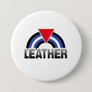 Leder Queer Stolz Button