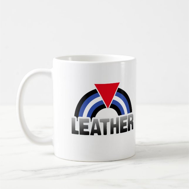 Leder Queer Stolz Kaffeetasse (Links)