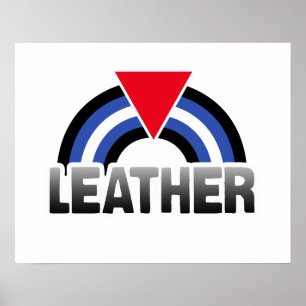 Leder Queer Stolz Poster