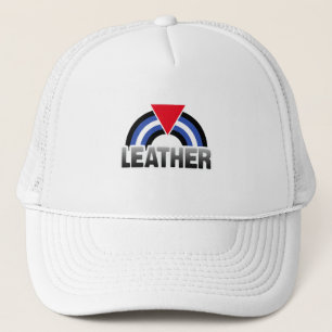 Leder Queer Stolz Truckerkappe