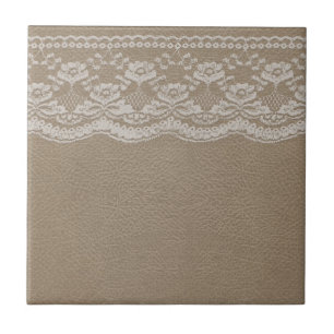 Leder-&-Spitze-Hochzeit Fliese