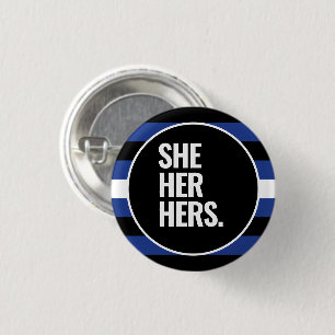 Leder Stolz Button