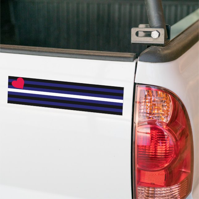 LEDER-STOLZ-FLAGGE-BALKEN AUTOAUFKLEBER (Auf Lkw)