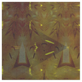 Leder und Goldstickerei  Stoff