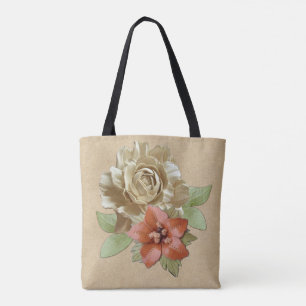 Leder- und Veloursleder-Blumenkunst