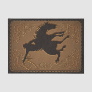 Leder Western Wild West Cowboy-Geburtstagsfeier Seidenpapier