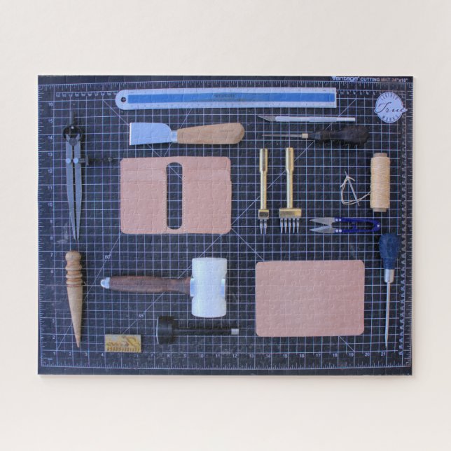 Lederbearbeitungstool Kit - 16x20 - 520 Stk. Puzzle (Horizontal)