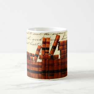 Lederbücher Kaffeetasse