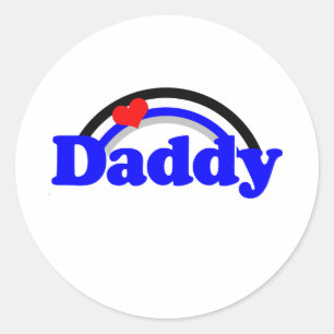 Lederdaddy Runder Aufkleber