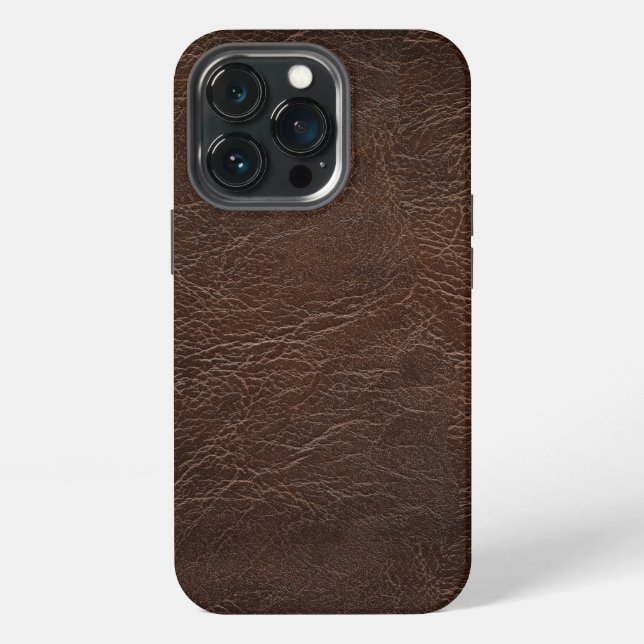 Lederdruck iPhone 13 Pro Hülle (Hinten)