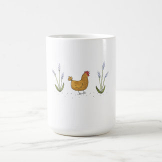 Lederfarbene Henne-Kaffee-Tasse Kaffeetasse