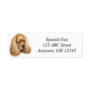 Lederfarbener Cocker spaniel-Aufkleber