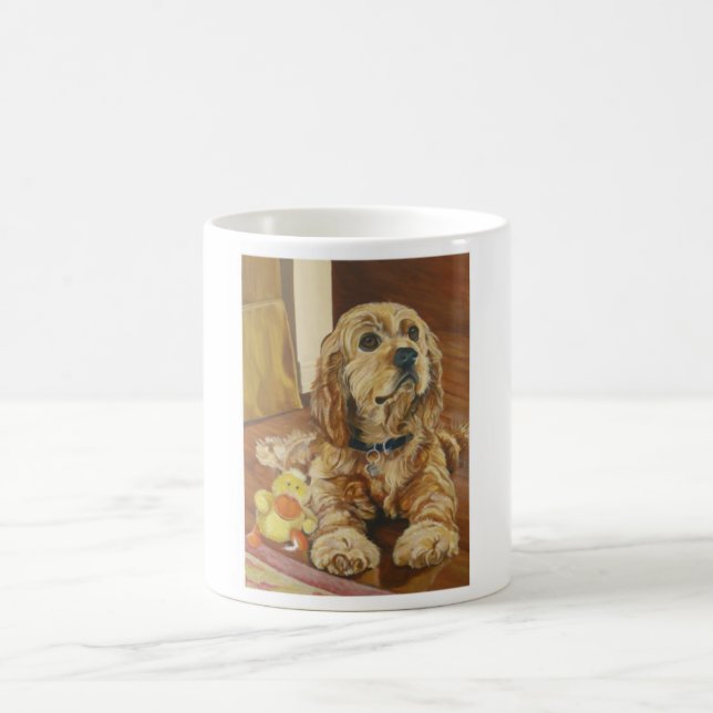Lederfarbenes Cocker spaniel Kaffeetasse (Mittel)
