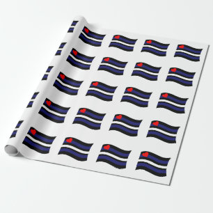 LEDERFLAGGE WEHEND GESCHENKPAPIER