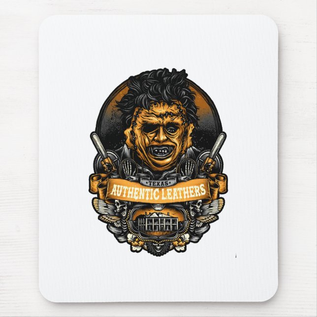 Ledergesicht, Horror, Halloween Mousepad (Vorne)