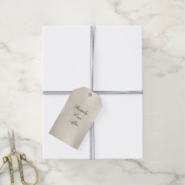 Lederhochzeit von Ledercreme-Imitaten Geschenkanhänger