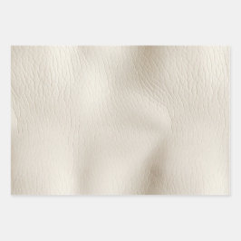 Lederhochzeit von Ledercreme-Imitaten Geschenkpapier Set