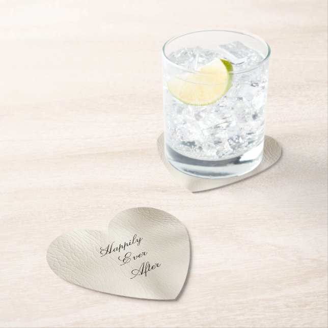 Lederhochzeit von Ledercreme-Imitaten Untersetzer (Vor Ort)