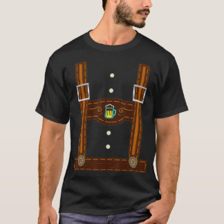 Lederhosen Costume Oktoberfest Geschenke Männer De T-Shirt
