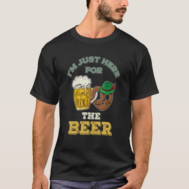 Lederhosen Dirndl Beer Beer Mug Volksfest Bavaria  T-Shirt (Vorderseite)
