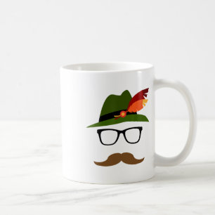 Lederhosen German Face Gles Halloween Costume Kaffeetasse