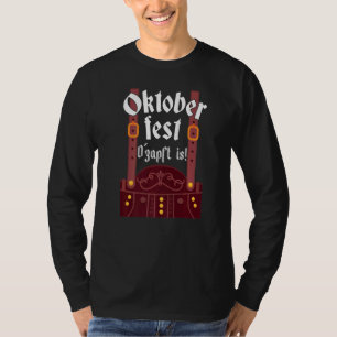 Lederhosen Suspenders Oktoberfest München T-Shirt