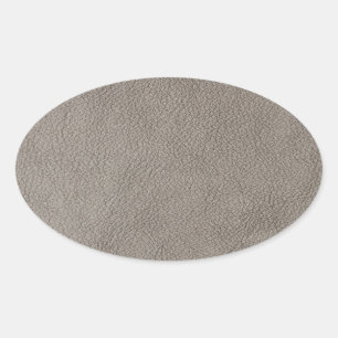Lederlook Ovaler Aufkleber