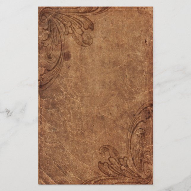 LederLook-Stationery Briefpapier (Vorderseite)