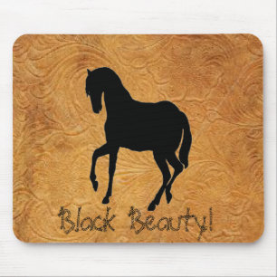 Lederne Mausunterlage des Mousepad