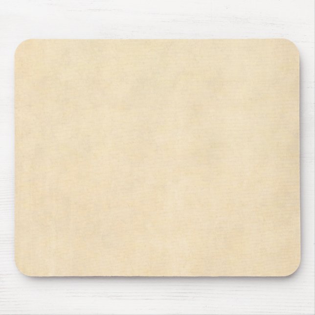 Lederne Pergament-Schablone Vintages Mousepad (Vorne)