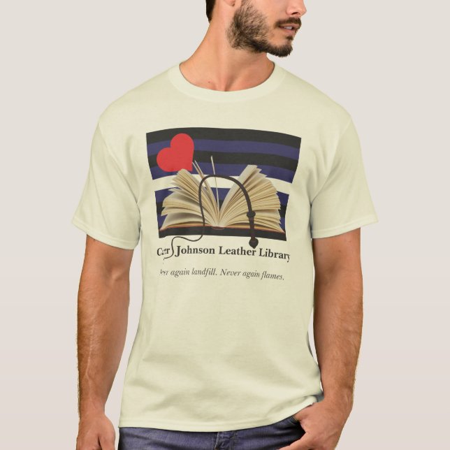 Lederner Bibliotheks-T - Shirt Carters/Johnsons (Vorderseite)