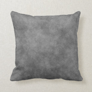 Lederner Blick im Schiefer-Grau Kissen