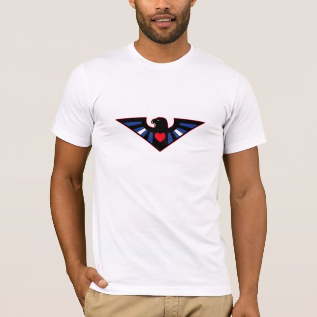 Lederner Eagle-Stolz T-Shirt (Vorderseite)
