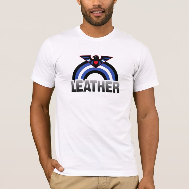 Lederner Eagle-Stolz T-Shirt (Vorderseite)