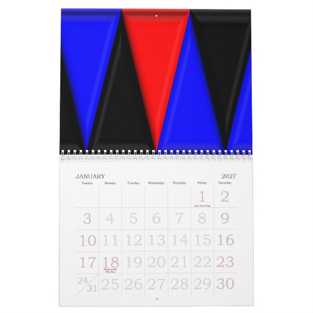 Lederner Kalender des Stolz-2011 (Jan 2027)