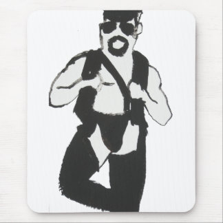Lederner Mann Mousepad