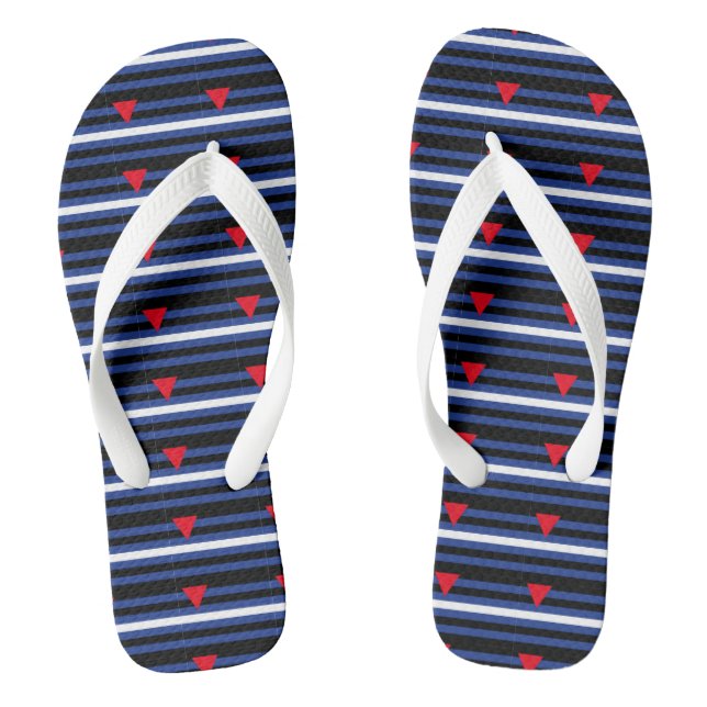 Lederner queer Stolz Flip Flops (Fußbett)