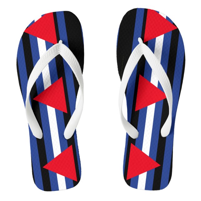 Lederner queer Stolz Flip Flops (Fußbett)
